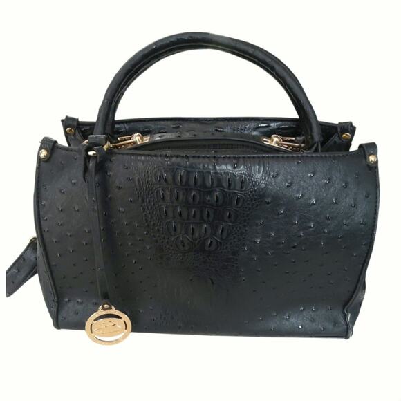 BOGO 1/2 Off Brahmin Luxury Croc embossed Melbourne leather large handbag - Picture 1 of 12